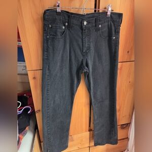 Levi's Black 569 Straight-Leg Jeans Size 29